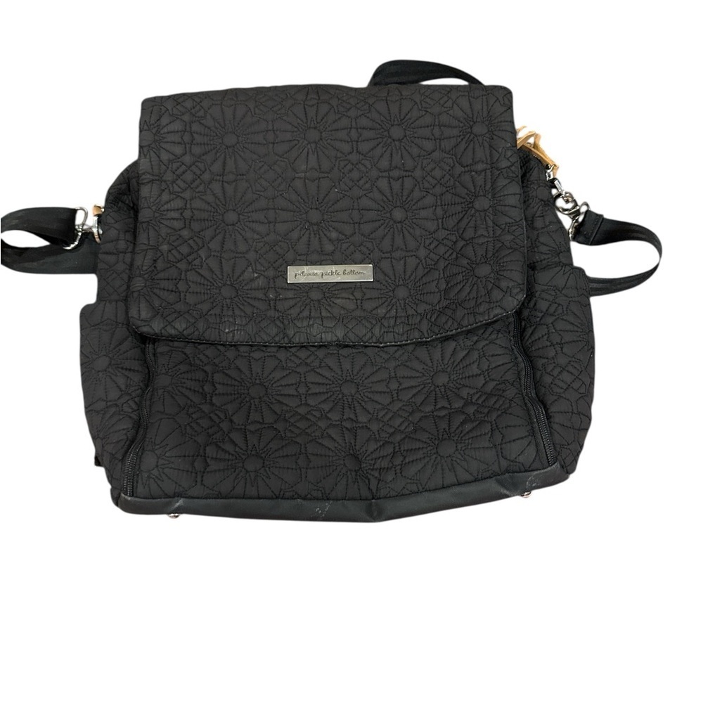 Petunia pickle bottom Black Quilted Women's diaper Bag